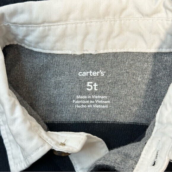 Polo Ralph Lauren Boy’s Bundle, Old Navy and Carters shirts, Size 4/5, Gray Blue - Picture 10 of 13